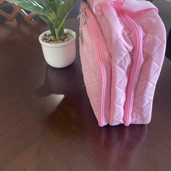 POPPIN10 -  Pink Cosmetic Bag Hanging Toiletry Makeup Bag - Picture 3 of 11